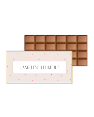 Chocoladewikkel lang leve leuke jij!