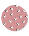 Sticker hartjes roze | 5 stuks