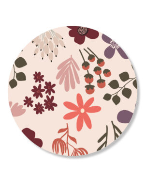 Sticker vrolijke bloemen | 5 stuks
