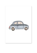 Ansichtkaart | Auto blauw