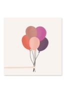 Mini-kaart bos ballonnen
