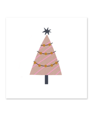 Mini-kaart kerstboom