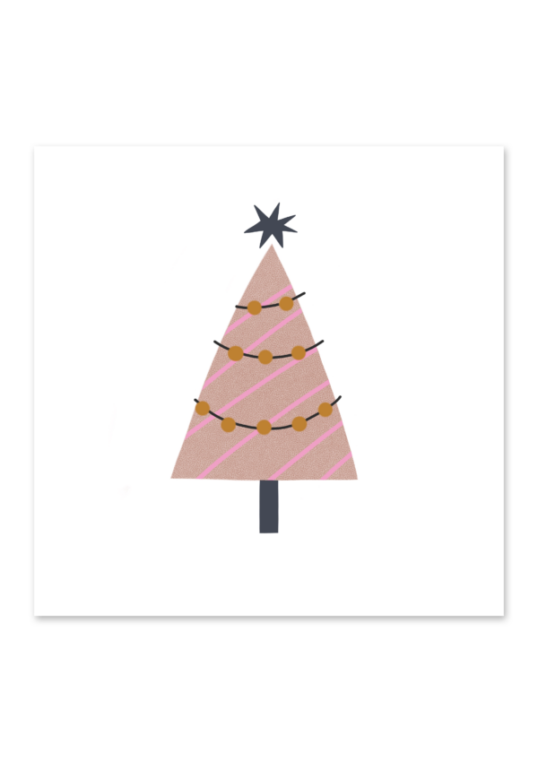 Mini-kaart kerstboom