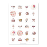 Stickervel | Roze